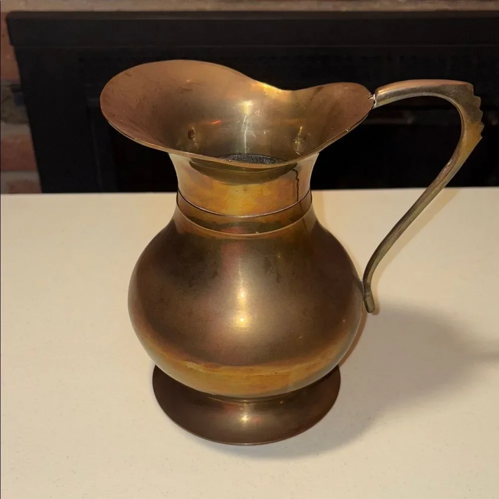 Vintage Brass Pitcher